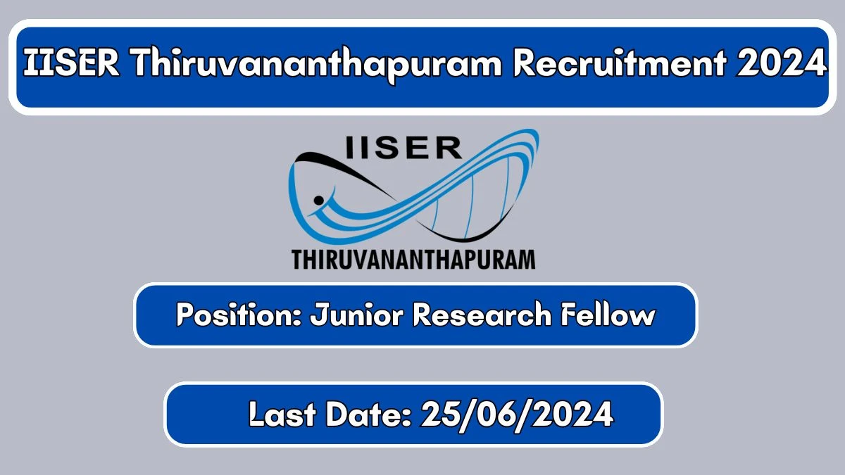 IISER Thiruvananthapuram Recruitment 2024 New Notification Out, Check Post, Vacancies, Salary, Qualification, Age Limit and How to Apply