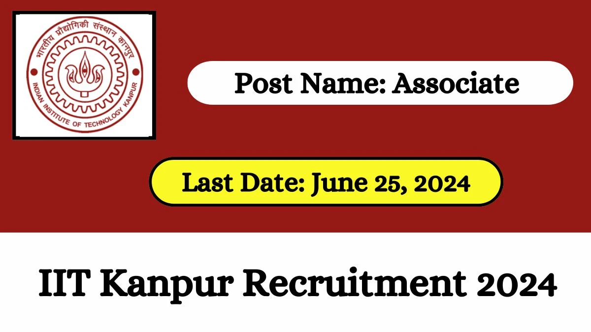 IIT Kanpur Recruitment 2024 Check Post, Salary, Place Of Posting And How To Apply