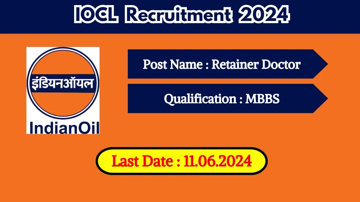 IOCL Recruitment 2024 Check Post, Salary, Age, Qualification And Other Vital Details