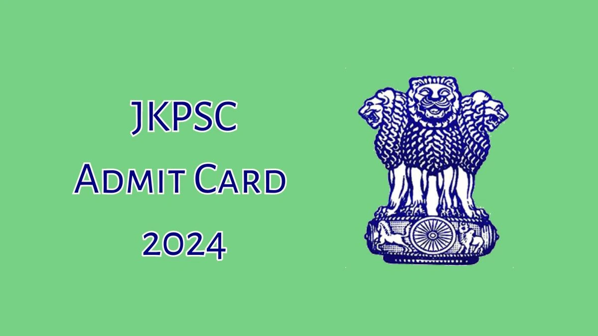 JKPSC Admit Card 2024 Release Direct Link to Download JKPSC Soil Conservation Assistant and Other Posts Admit Card jkpsc.nic.in - 20 June 2024