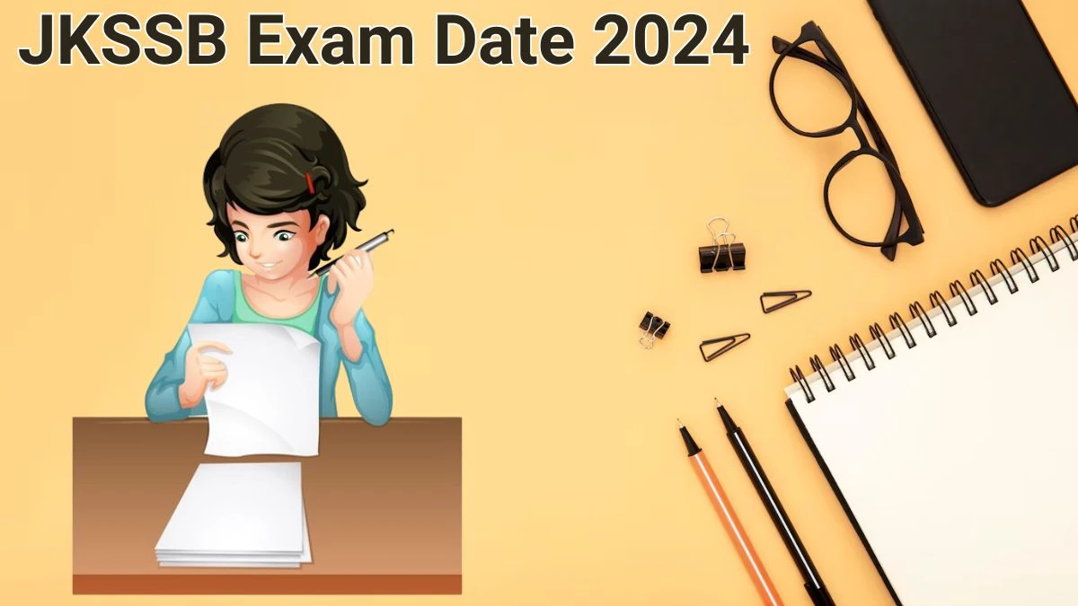 JKSSB Exam Date 2024 Check Date Sheet / Time Table of Supervisor jkssb