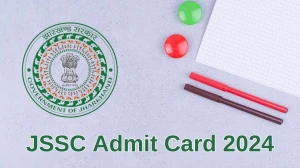 JSSC Admit Card 2024 will be released Police Constable Check Exam Date, Hall Ticket jssc.nic.in - 18 June 2024