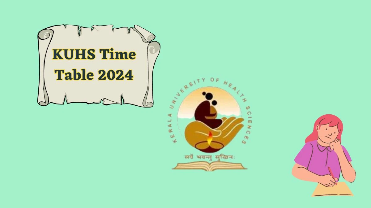 KUHS Time Table 2024 (Announced) at kuhs.ac.in Download KUHS Date Sheet Details Here