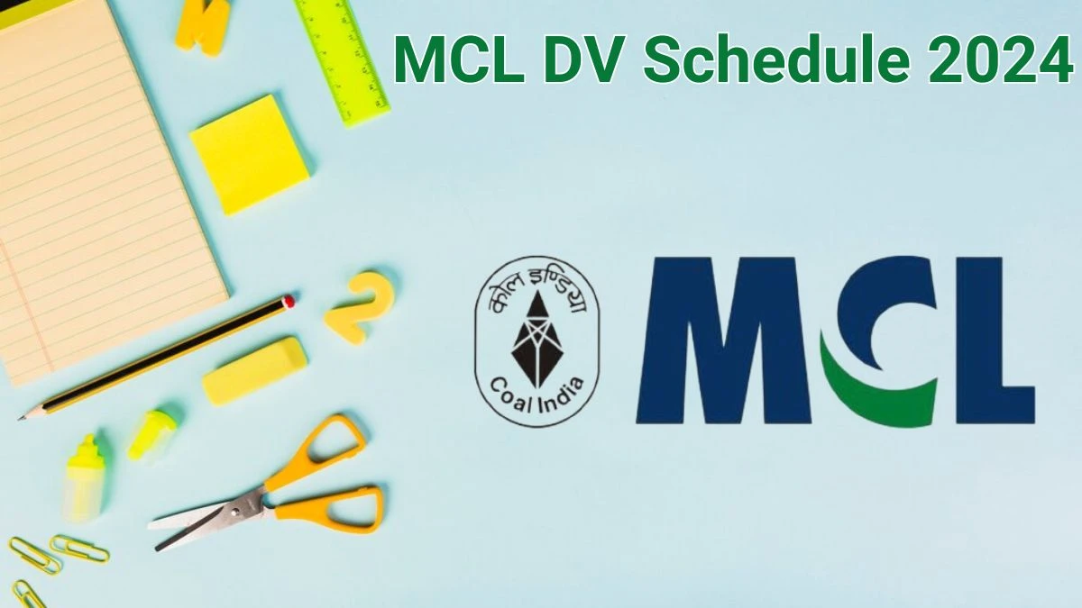 MCL Revenue Inspectors DV Schedule 2024: Check Document Verification Date @ mahanadicoal.in - 17 May 2024