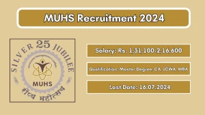 MUHS Recruitment 2024 Apply Online for Finance and Accounts Officer Job Vacancy, Know Qualification, Age Limit, Salary, Apply Online Date