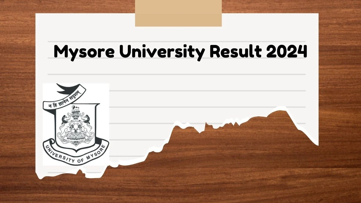 Mysore University Result 2024 (Declared) at uni-mysore.ac.in Check RBAHAP22 - C Sem Result 2024