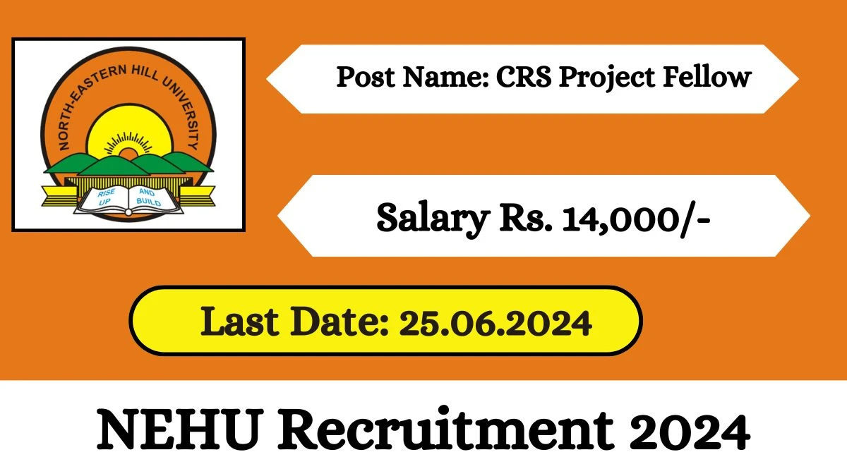 NEHU Recruitment 2024 Check Post, Vacancies, Qualification, Age And Other Vital Details