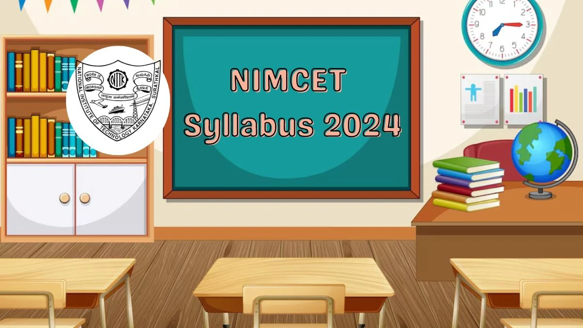 NIMCET Syllabus 2024 at nimcet.in Check and Details Here