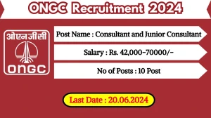 ONGC Recruitment 2024 Check Post, Salary, Age, Qualification And Other Important Information