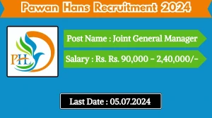 Pawan Hans Recruitment 2024 Monthly Salary Up To 2,40,000, Check Posts, Vacancies, Qualification, Age, Selection Process and How To Apply