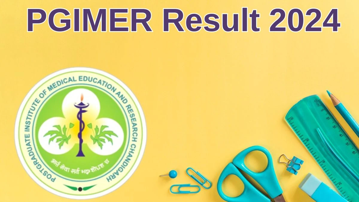 PGIMER Result 2024 Announced. Direct Link to Check PGIMER Woman Fire and Rescue Officer Result 2024 pgimer.edu.in - 29 June 2024