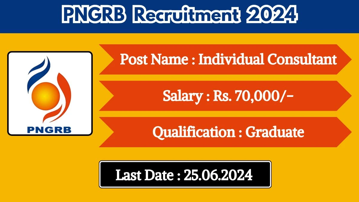PNGRB Recruitment 2024 - Latest Individual Consultant Vacancies on 20 June 2024