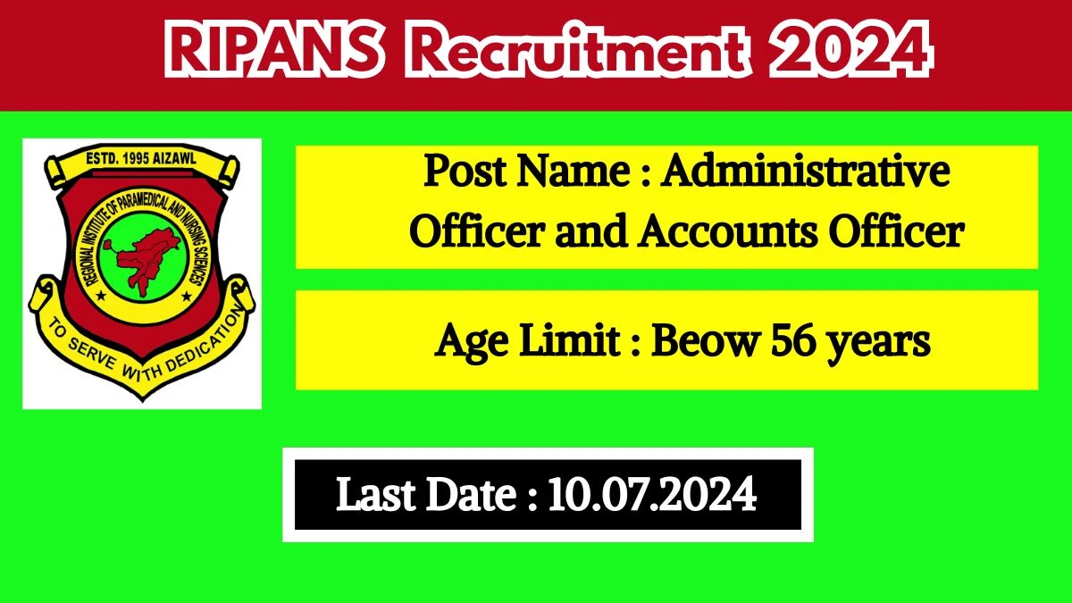 RIPANS Recruitment 2024 Check Post, Vacancy, Qualification And ...