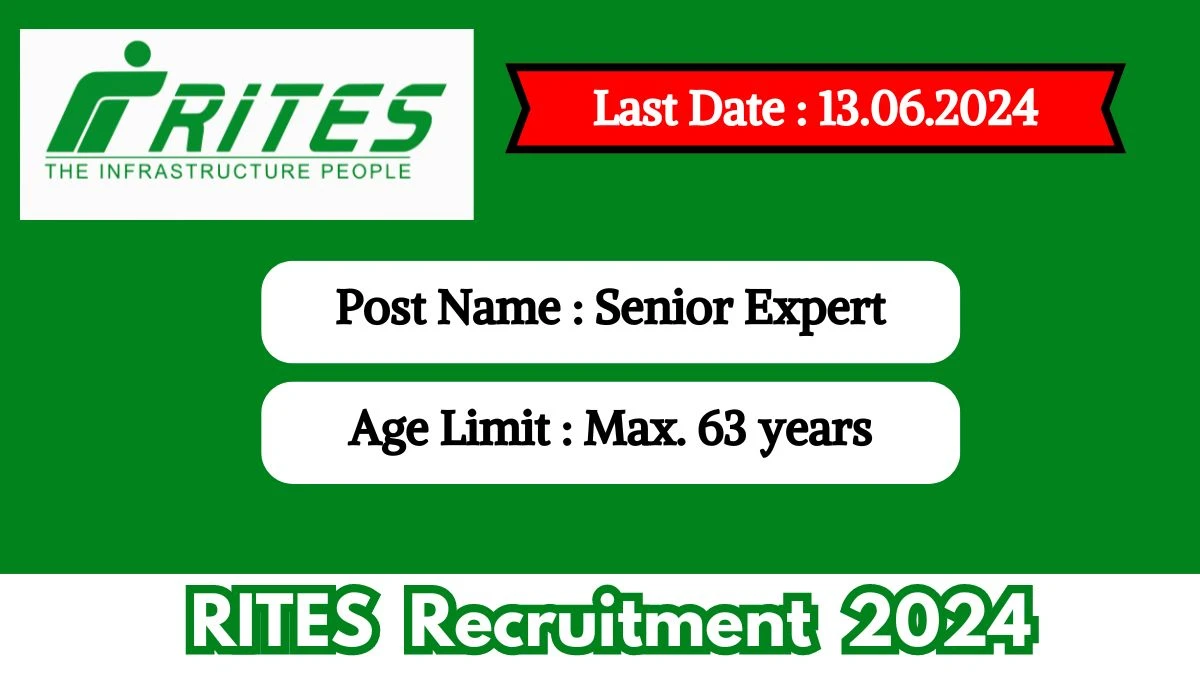 RITES Recruitment 2024 Notification Out For Vacancies, Check Posts, Age Limit, Qualification, Application Process