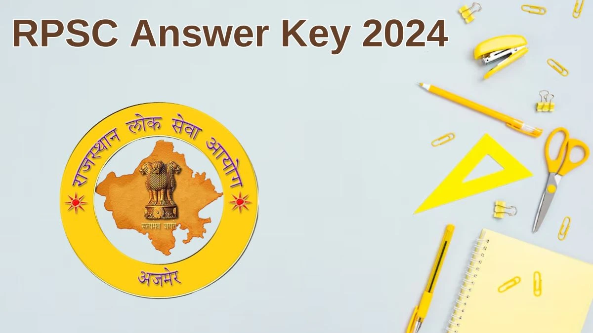 RPSC Answer Key 2024 Available for the Lab Assistant Download Answer Key PDF at rpsc.rajasthan.gov.in - 11 June 2024