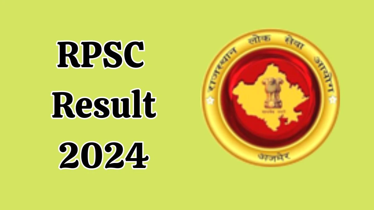 RPSC Statistical Officer Result 2024 Announced Download RPSC Result at rpsc.rajasthan.gov.in - 26 June 2024