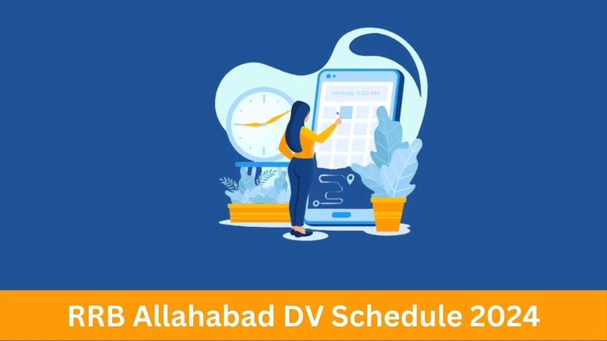 RRB Allahabad Level-2 DV Schedule 2024: Check Document Verification Date @ rrbald.gov.in - 14 June 2024