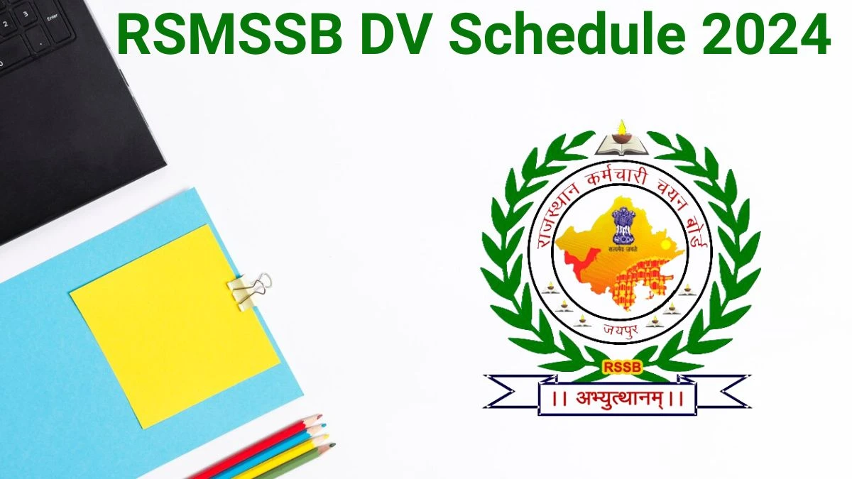 RSMSSB Female Health Worker DV Schedule 2024: Check Document Verification Date @ rsmssb.rajasthan.gov.in - 13 June 2024