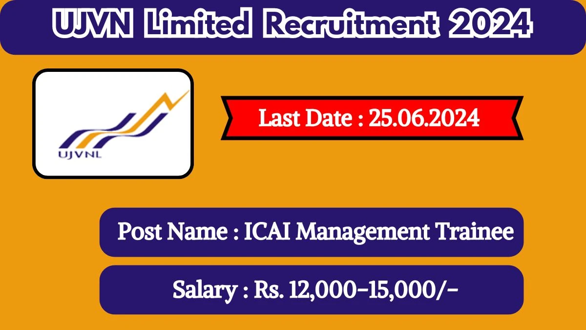 UJVN Limited Recruitment 2024 Notification Out For Vacancies, Check Posts, And Important Details