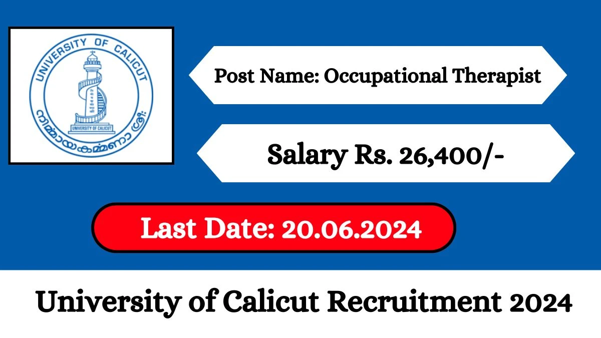 University of Calicut Recruitment 2024 Check Post, Salary, Age, Qualification And Other Important Information