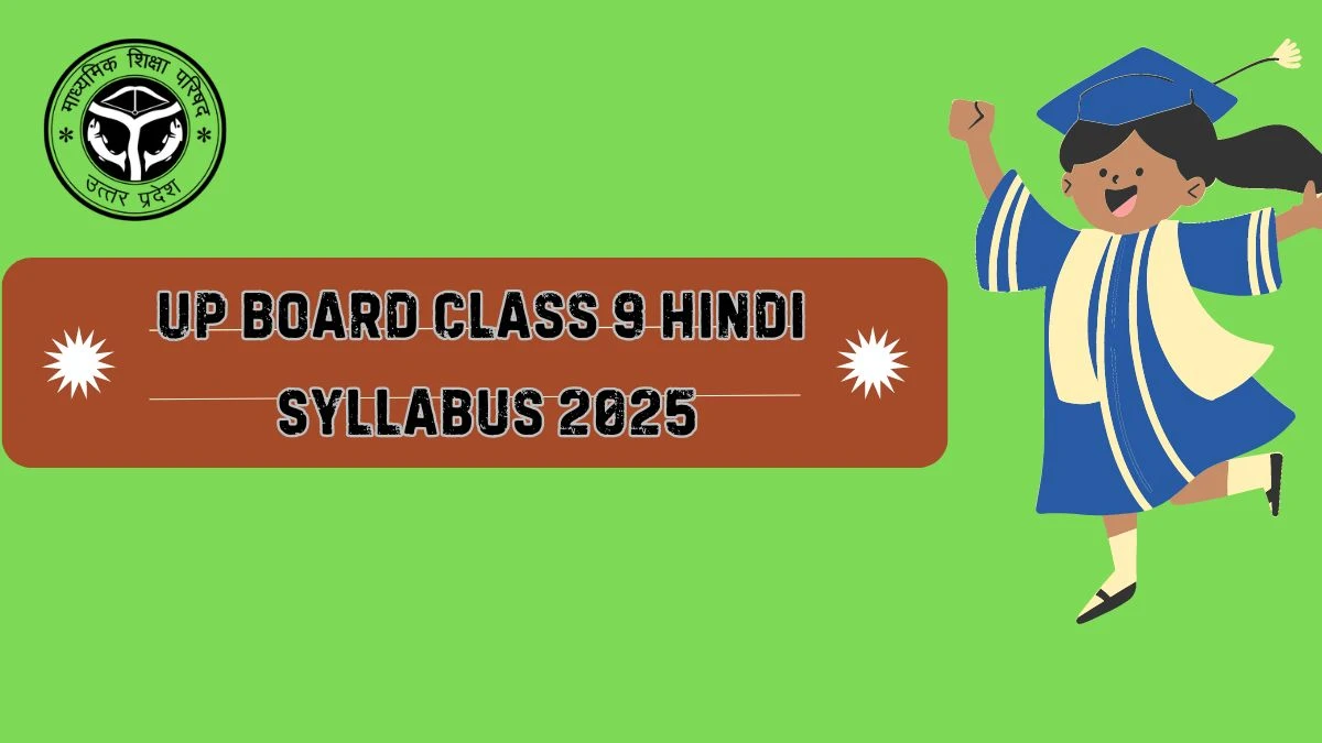 UP Board Class 9 Hindi Syllabus 2025 at upmsp.edu.in Check and Download Here