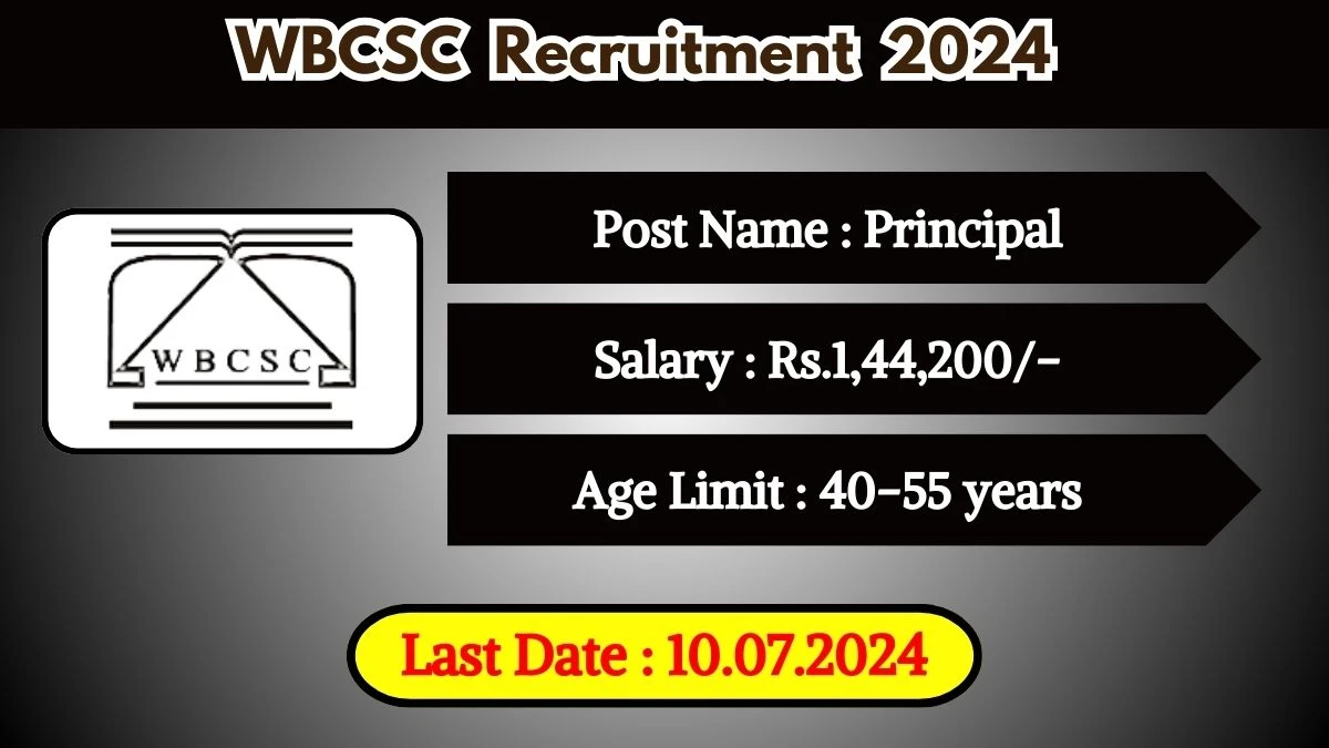 WBCSC Recruitment 2024 Check Post, Age Limit, Qualification, Salary And Important Information