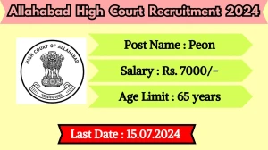 Allahabad High Court Recruitment 2024 New Notification Out, Check Post, Age Limit, Educational Qualification, Salary And Selection Process