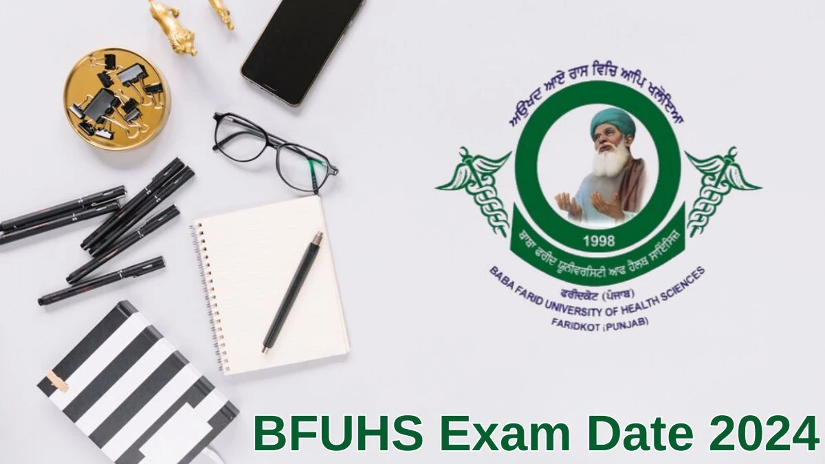 BFUHS Exam Date 2024 Check Date Sheet / Time Table of Steno Typist bfuhs.ac.in - 04 July 2024