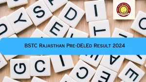 BSTC Rajasthan Pre-DElEd Result 2024 at predeledraj2024.in