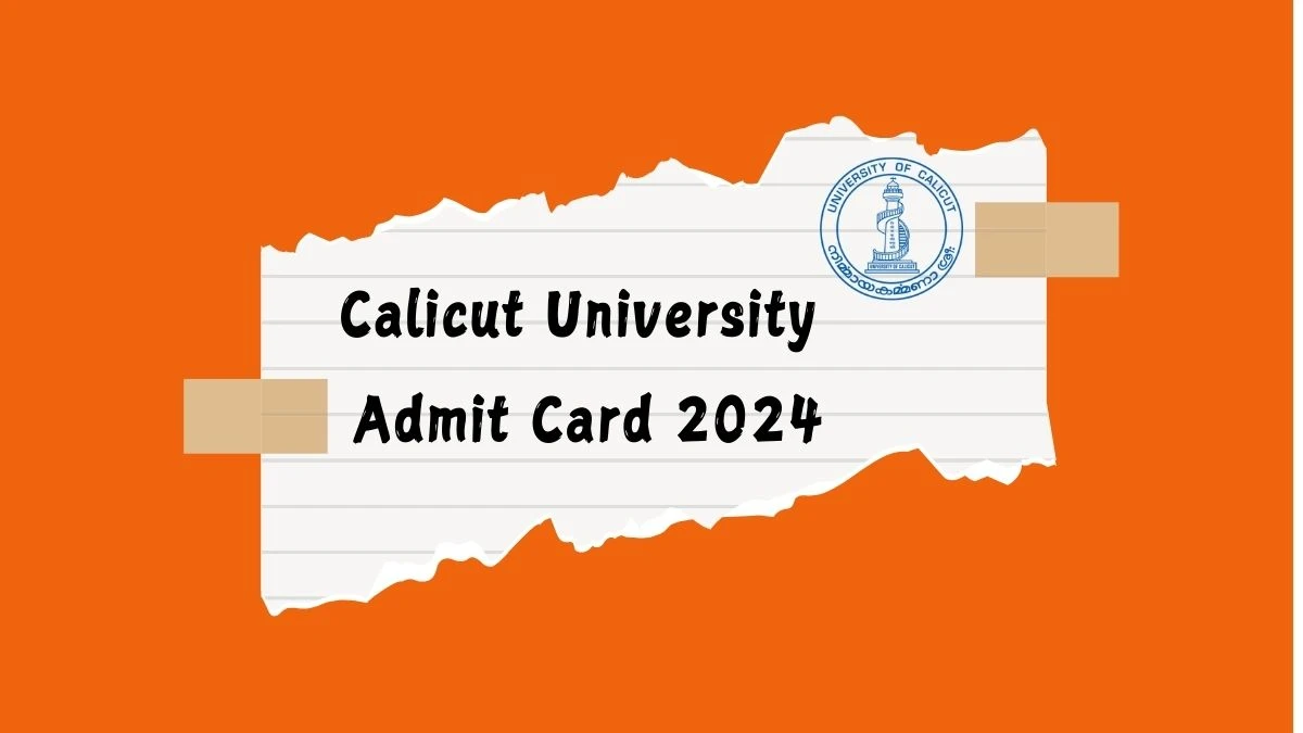 Calicut University Admit Card 2024 (Declared) at uoc.ac.in 2nd Sem M.Sc. BioTechnology  Download Link Here