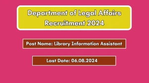 Department of Legal Affairs Recruitment 2024 New Opportunity Out, Check Vacancy, Post, Qualification and Application Procedure