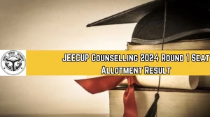 JEECUP Counselling 2024 Round 1 Seat Allotment Result (Soon) at jeecupadmissions.nic.in Details Here