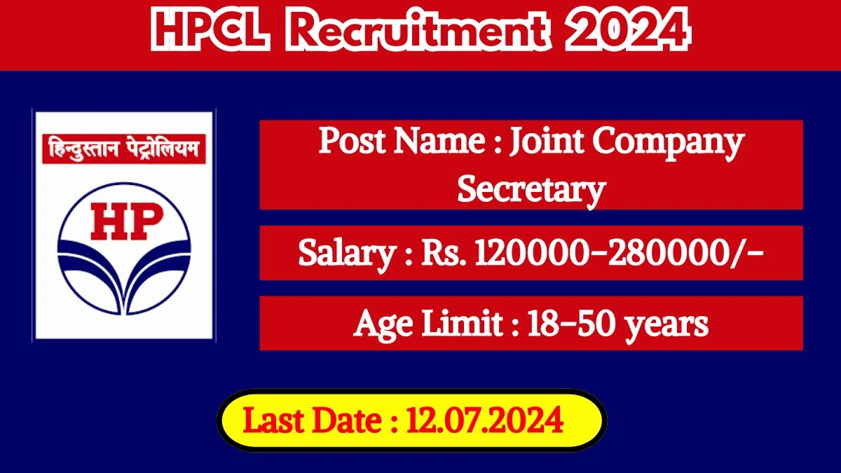 HPCL Recruitment 2024 Check Post, Age Limit, Qualification, Salary And Other Vital Details