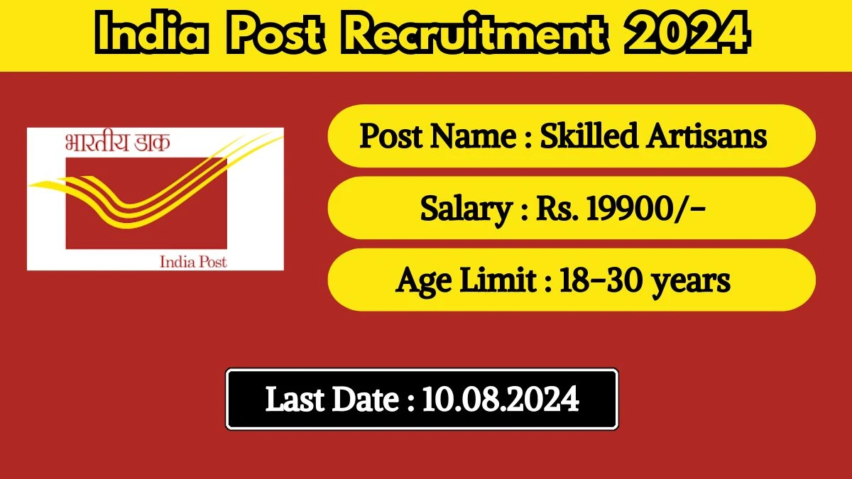 India Post Recruitment 2024 Check Post Salary Age Qualification And Other Essential Details