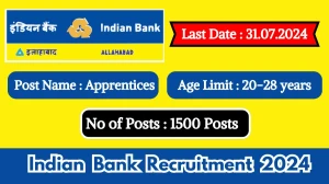 Indian Bank Recruitment 2024 New Notification Out, Check Post, Monthly Stipend, Qualification, Age And Process To Apply