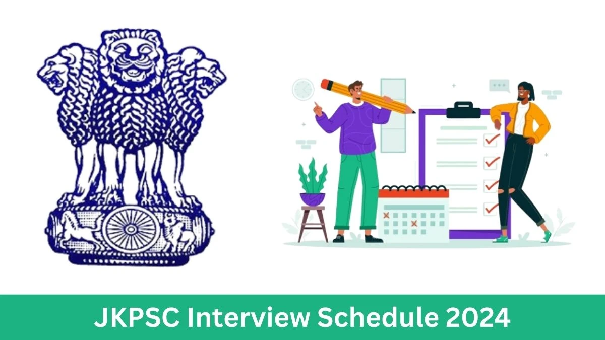 JKPSC Interview Schedule 2024 Announced Check and Download JKPSC Assistant Professor at jkpsc.nic.in - 03 July 2024
