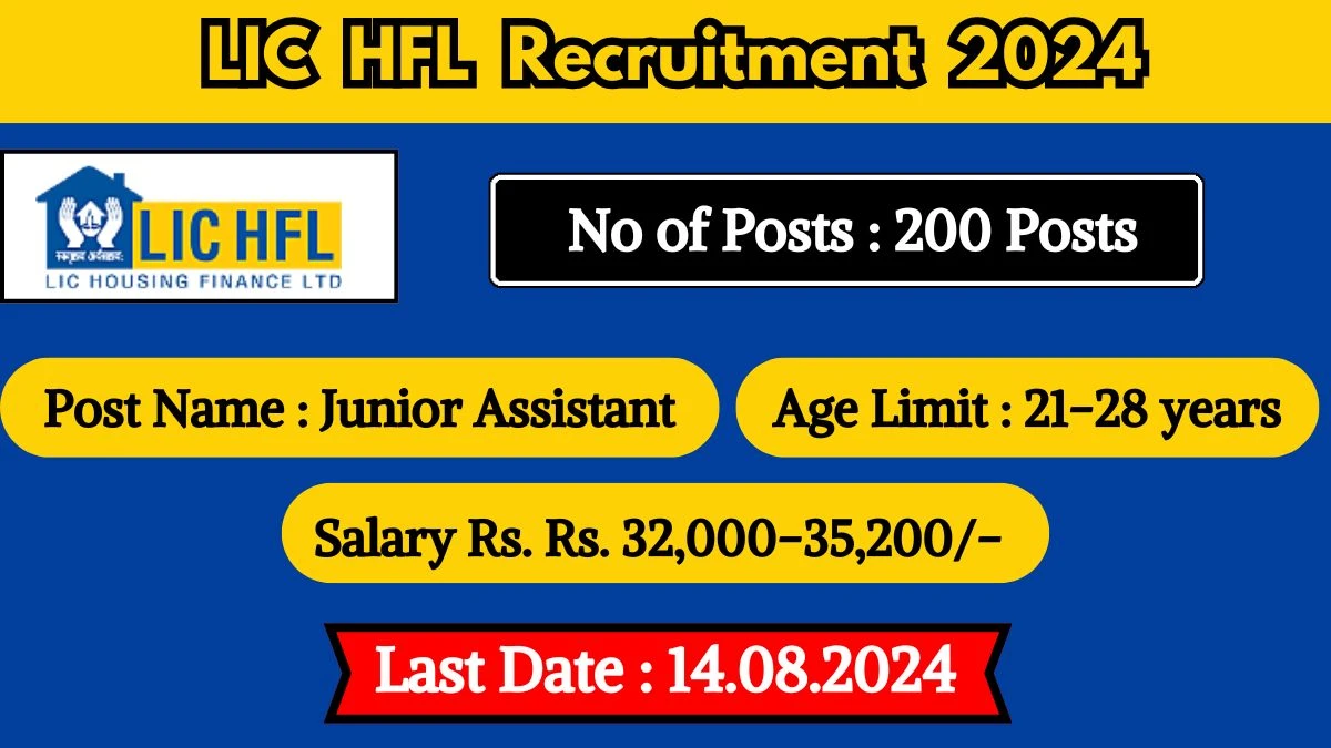 LIC HFL Recruitment 2024 Check Post Qualification Age Salary And Process To Apply