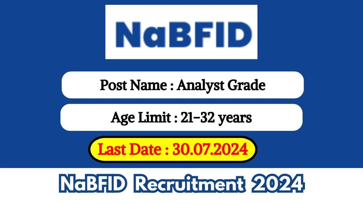 NaBFID Recruitment 2024 Check Post, Salary, Educational Qualification And Process To Apply