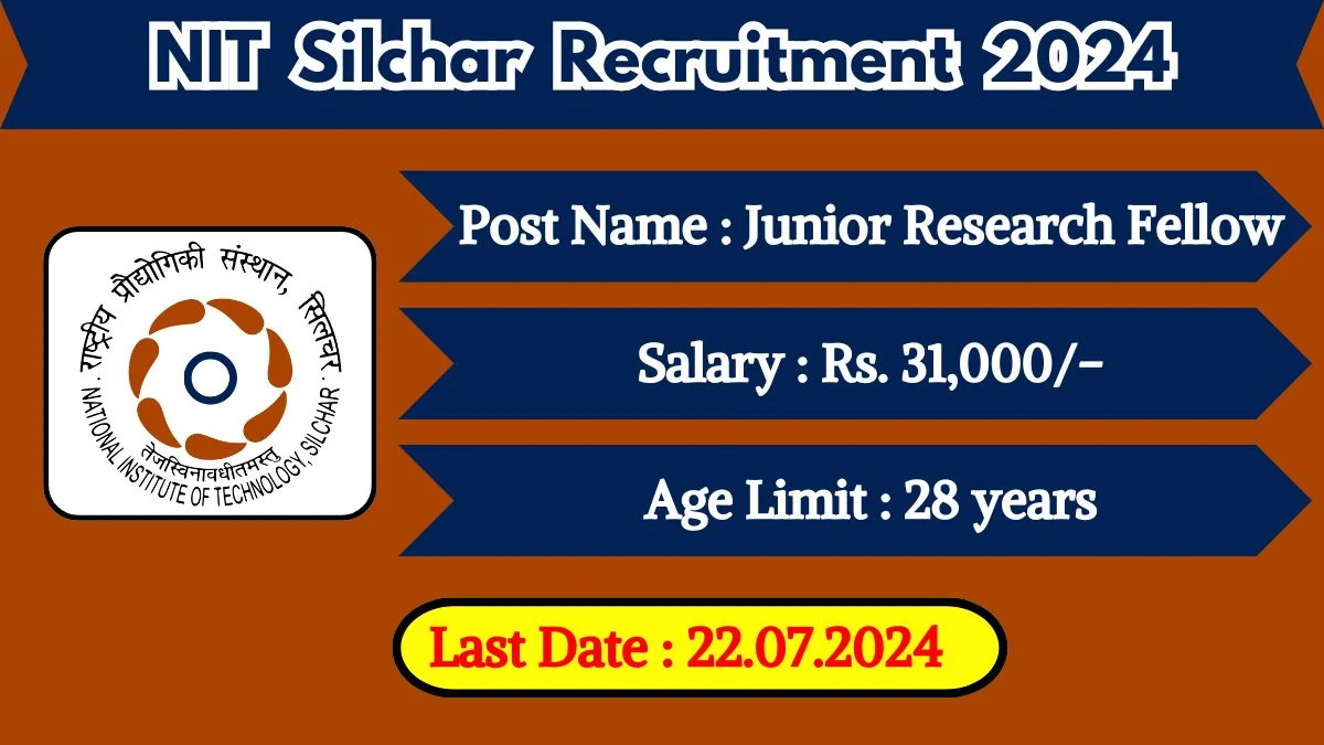 NIT Silchar Recruitment 2024 Check Posts, Qualification, Selection Criteria And Other Details