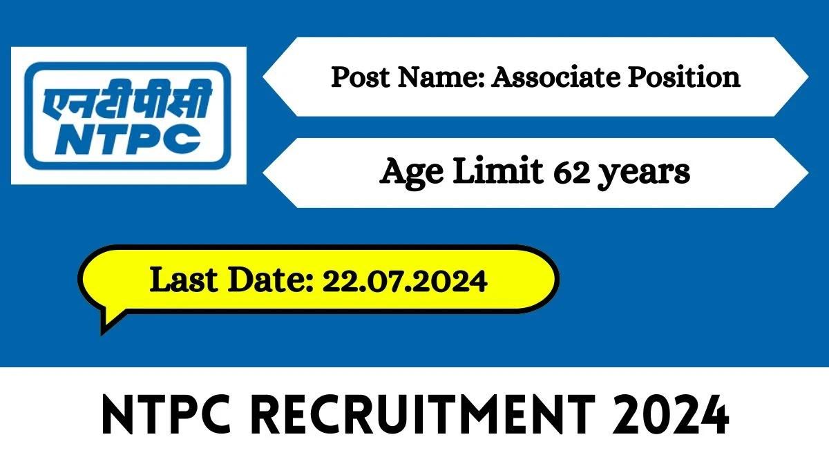 NTPC Recruitment 2024 Check Posts, Salary, Age, Qualification And Process To Apply