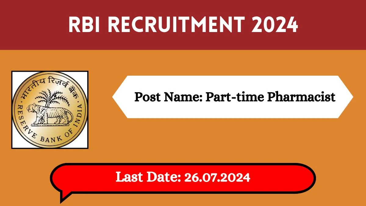 RBI Recruitment 2024 New Job Notification Out, Check Post, Age Limit, Salary And Process To Apply