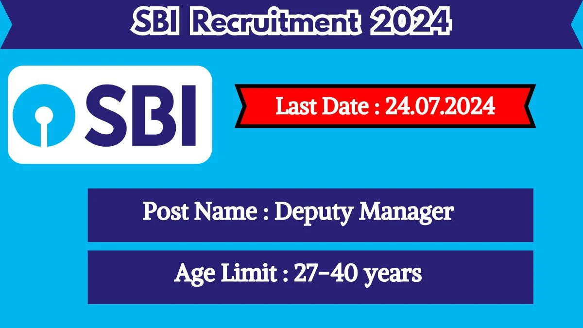 SBI Recruitment 2024 Check Post, Salary, Age, Qualification And Application Procedure