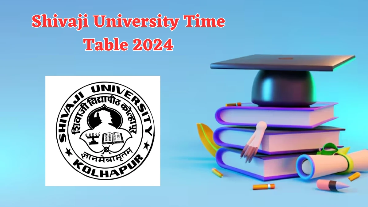 Shivaji University Time Table 2024 (Out) at unishivaji.ac.in Download Here