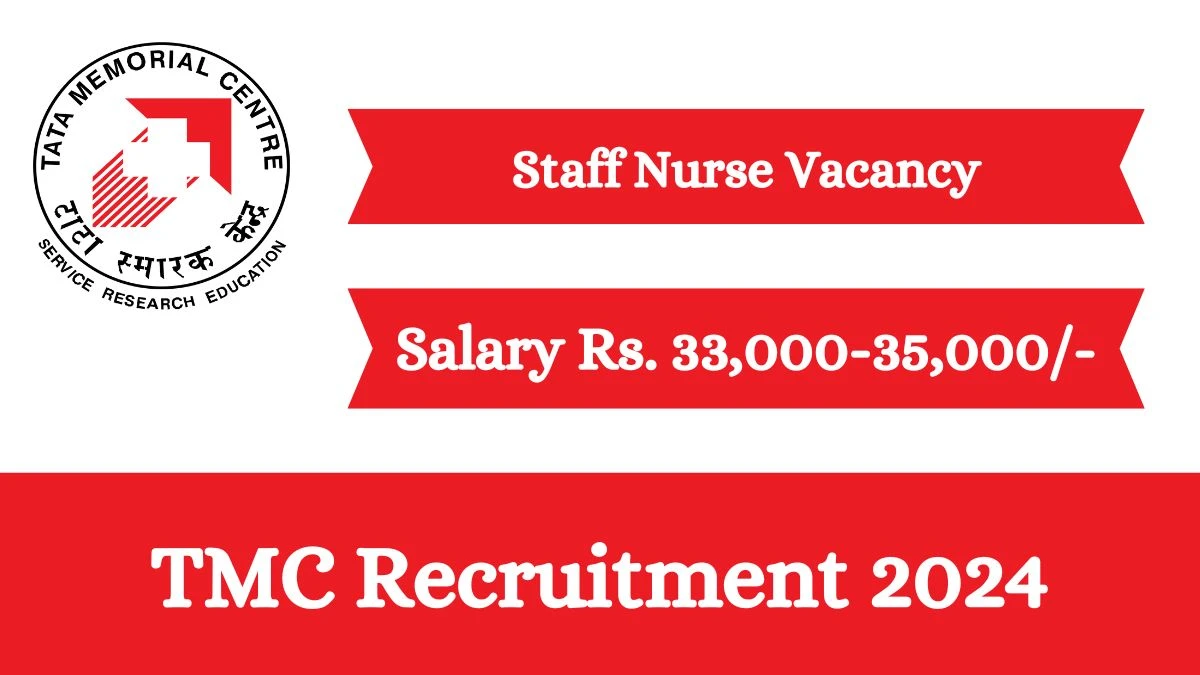 TMC Recruitment 2024 Check Posts, Age Limit, Remuneration And Interview Details