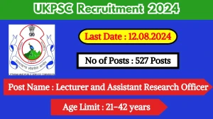 UKPSC Recruitment 2024 Notification Out Check Post Salary Age Limit Eligibility Criteria And Other Details