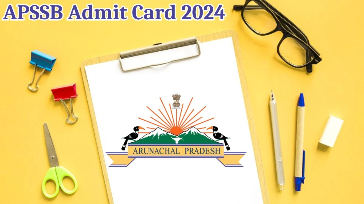 APSSB Admit Card 2024 will be released Combined Graduate Level Exam Check Exam Date, Hall Ticket apssb.nic.in - 16 Aug 2024