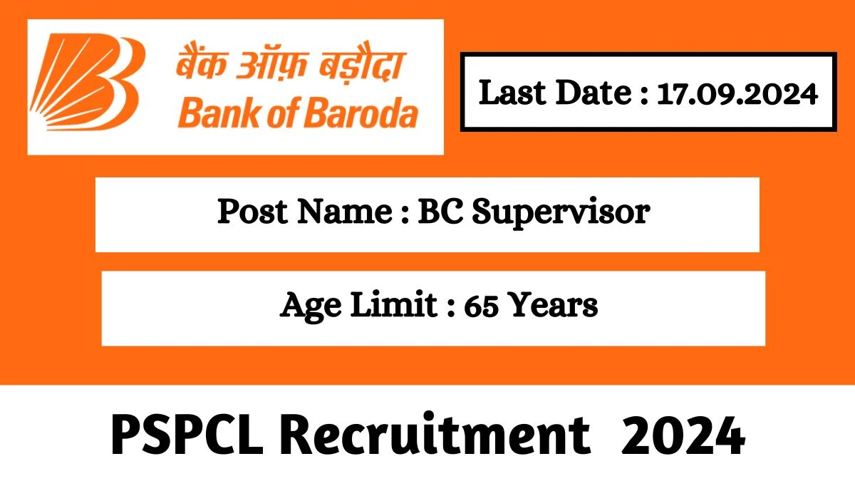 Bank of Baroda Recruitment 2024 Check Posts, Age Limit, Remuneration And Other Information