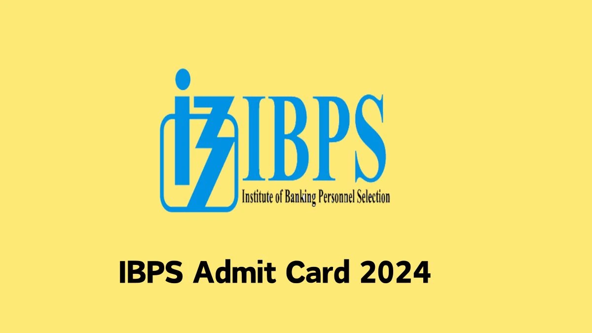 IBPS Admit Card 2024 For Clerk released Check and Download Hall Ticket, Exam Date @ ibps.in - 13 Aug 2024