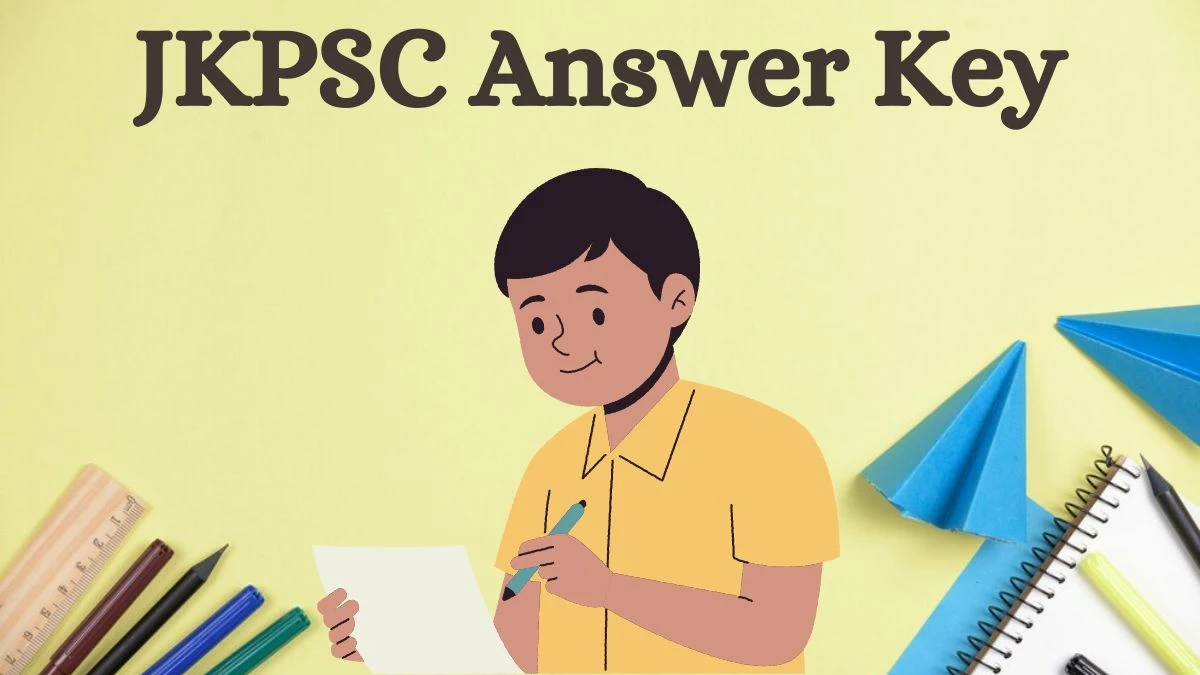 JKPSC Answer Key 2024 to be declared at jkpsc.nic.in, District Sericulture Office Download PDF Here - 31 Aug 2024