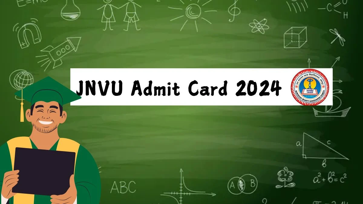 JNVU Admit Card 2024 at jnvuiums.in How to Download Details Here